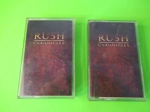2 X RUSH CHRONICLES CASSETTE TAPE LOT SET ROCK PROG - Imagen 1 de 2