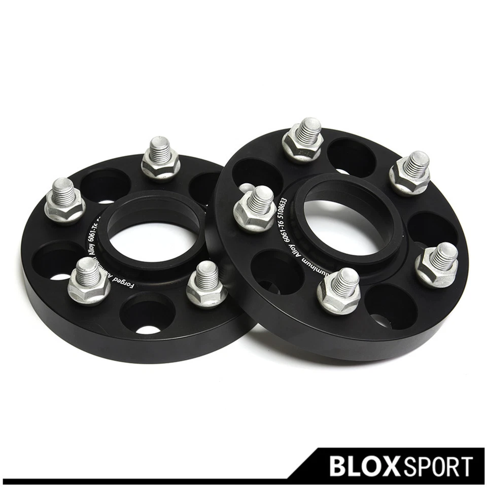 2x 20mm 0.79" 5x108 CB63.3 M14x1.5 For Jaguar X-type Forged Wheel Spacer Adapter - Image 1 of 4