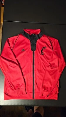Cincinnati Bearcats Adidas Hombres M Rojo Cremallera Completa Chaqueta de Pista Foto 1 de 4