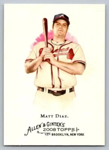2008 Topps Allen & Ginter #344 Matt Diaz - Picture 1 of 2