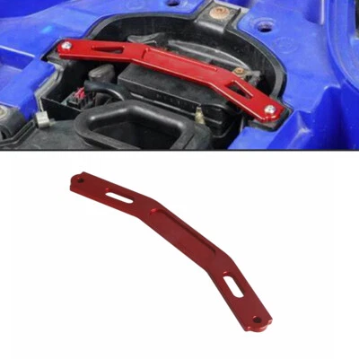 Soporte de montaje de amarre de batería rojo de aluminio para Yamaha YFZ450X YFZ450R SE Foto 1 de 4
