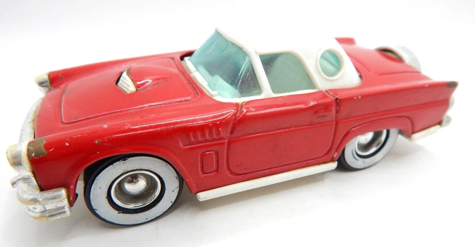 Buddy L Corp Red Ford ThunderBird Pressed Steel Made in Japan 5" T Bird - Image 1 of 4