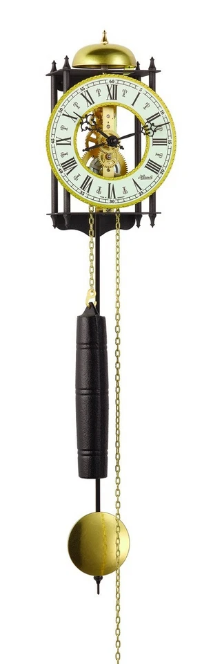 Frankfort Skeleton Wall Clock Hermle Clocks Bell 70731-000711