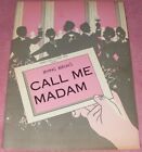CALL ME MADAM SOUVENIR PROGRAMM ETHEL MERMAN RICHARD EASTHAM 1967