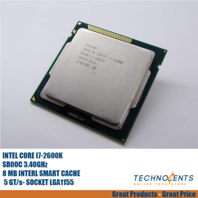 Intel Core I7-2600K 4-Core 8MB 3.40GHz Processor SR00C - Image 1 of 4