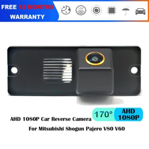Cámara de reversa 170° AHD/CVBS para Mitsubishi Shogun Pajero 1998-2019 matrícula - Imagen 1 de 6
