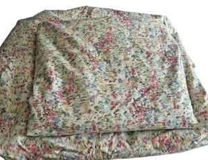 Ralph Lauren Loire Floral Watercolor Fitted/Flat Sheet 2 Piece Queen 100% Cotton - Picture 1 of 7