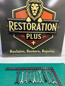 Lote 10 Llaves De Colección Marcas Mixtas Artesano Auto-Kit Acero Forjado Hecho en EE. UU. - Imagen 1 de 8