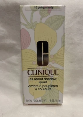 Clinique All About Shadow Quad - 10 Going Steady - 0,16 OZ Compacto Nuevo en caja Envío gratuito Foto 1 de 4