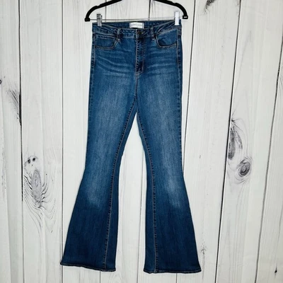 Articles Of Society Bell Bottom Jeans Womens Sz 28 x 31 Blue Denim Stretch Jeans - Image 1 of 4