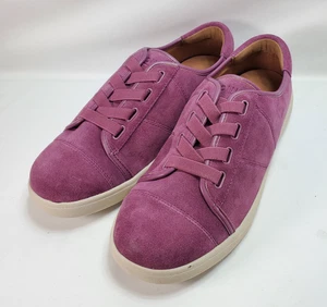 Sneakers VIONIC donna Berry viola slip-on jeans scamosciato taglia 8 lacci elasticizzati - Foto 1 di 8