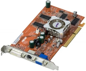 Graphics Card Asus ATI RADEON 9550 SE 128MB A9550GE/TD/P/128M/A - Picture 1 of 2