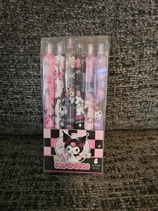 Nuevo en Paquete [Autorizado] Serie Hello Kitty Kuromi Pluma Neutral Bolígrafo Set - Imagen 1 de 9