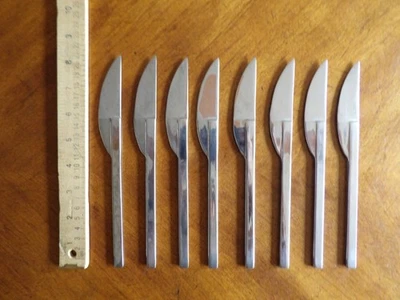 Lot 8x Dinner Fork Boda Nova STOCKHOLM Stainless 18-8 Korea Flatware MCM 8.25" - Image 1 of 4