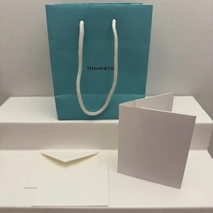 Tiffany Co Empty Small Paper Shopping Bag, Cards, Envelope - Quick Ship! - Picture 1 of 16