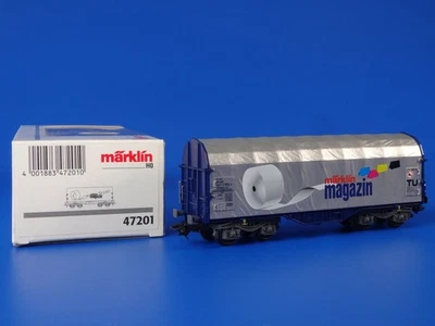 MARKLIN H0 - 47201 - Annual Magazin Car 2001 Sliding Tarp / BOX - UNUSED - Image 1 of 4