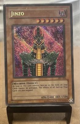 YuGiOh Jinzo PSV-000 1st Edition Secret Rare *RARE Condition* - Image 1 of 4