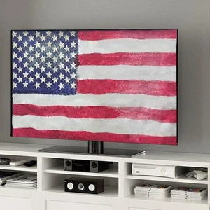 American Flag Outdoor TV Cover 40 to 43 Inches Weatherproof & Waterproof 360 ... - Picture 1 of 5