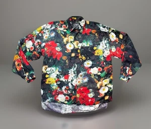 Camisa Vintage Café’ Italy Crazy Estampado Floral Rayón.L/XL - Imagen 1 de 7
