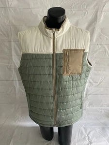 Fish Hippie Vest Men’s XXL Brooker Quilted Puffer Full Zip Lightweight MINT!! # - Picture 1 of 10