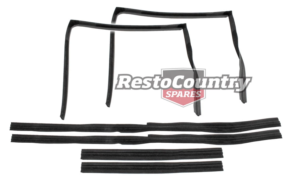 Holden Commodore Rear Window Bailey Channel PAIR VN VP VR VS Sedan Wagon glass - image 1 of 1