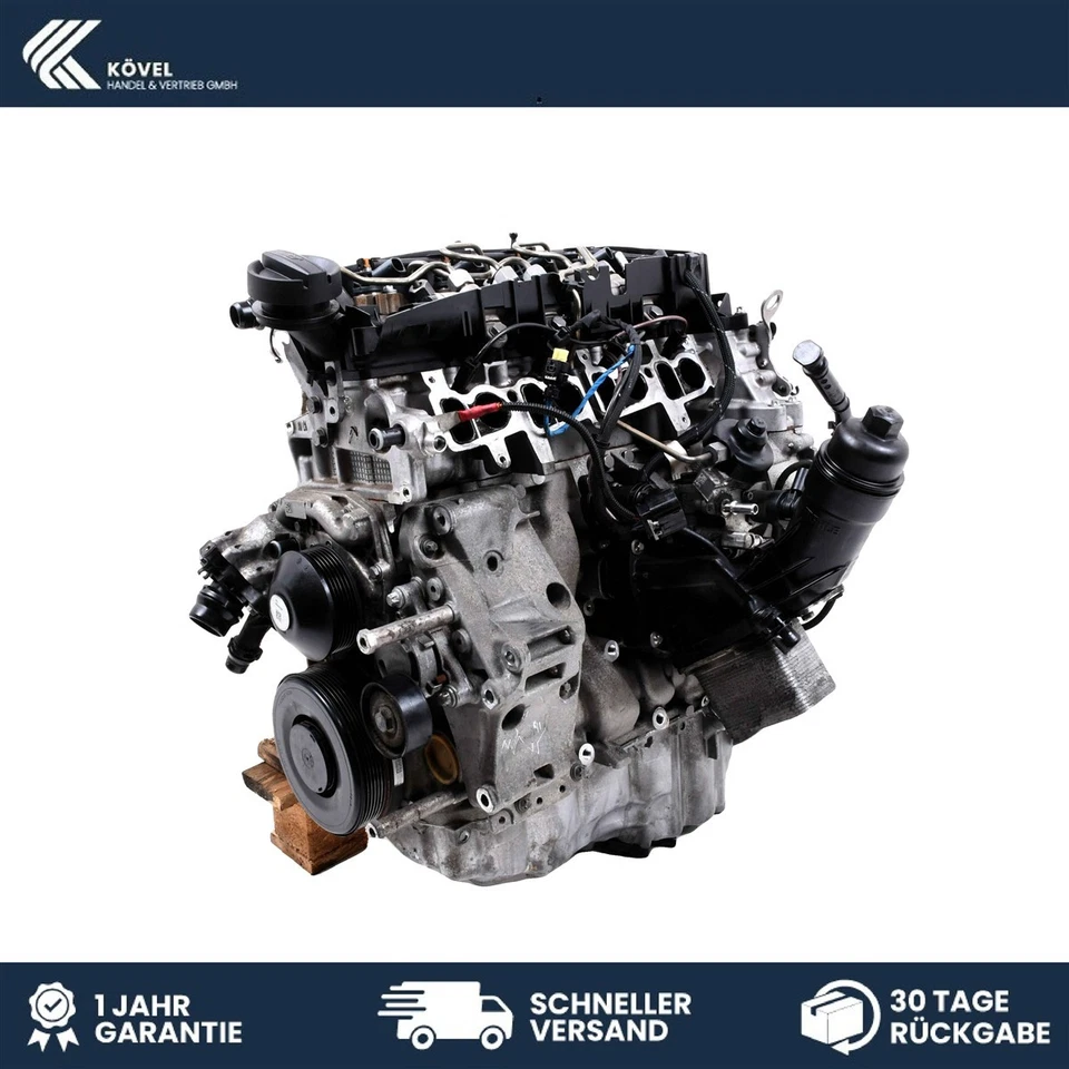 BMW Engine B47D20A 2.0L 140kW for BMW 3 Series 5 Series 320D 520d F30 F31 F10 F11 B47D20O0 - Image 1 of 4