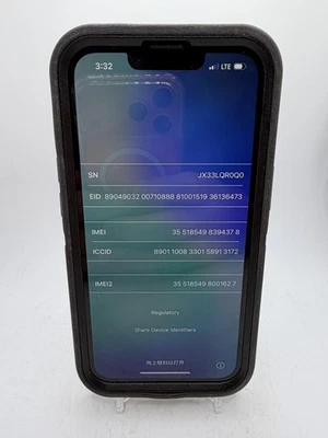 Apple iPhone 14 - Medianoche - 128 GB - tal cual para salvamento/piezas/desmontaje Foto 1 de 4