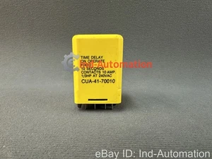 NEW POTTER BRUMFIELD CUA-41-70010 Time On Delay Operate Fixed 10 sec Timer/Relay - Picture 1 of 3