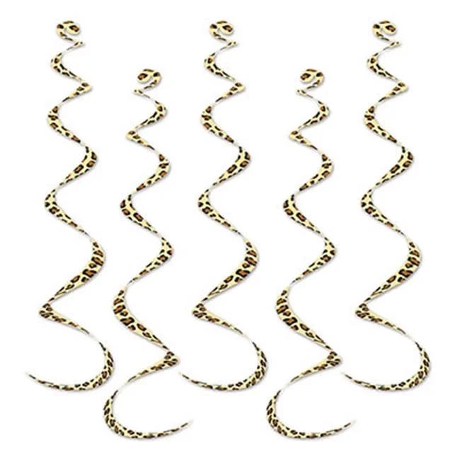 Вереницы с леопардовым принтом Beistle 54583 упаковка из 6 штук - Изображение 1 из 1