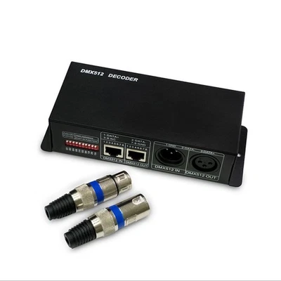 DC12V~24V LED RGBW DMX 512 Controller Decoder Dimmer 4 Channel 8A Stripe Light T - Image 1 of 4