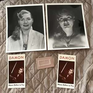 Original Vintage Press Kit For Dwight And Pam Damon Mentalists 2 Photos Booklets - Picture 1 of 8