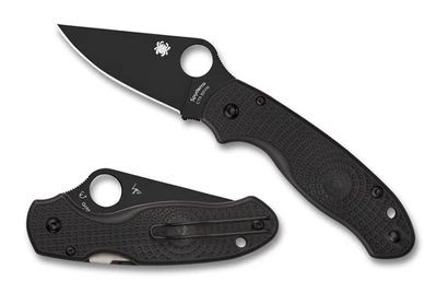 Spyderco Knives Para 3 Liner Lock Black FRN Handle BD1N Stainless C223PBBK - Image 1 of 4