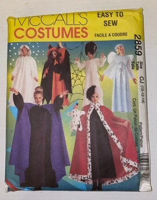 McCalls 2859 Misses Medium (12-14) Storybook Adult Costumes Uncut Sewing Pattern - Image 1 of 4