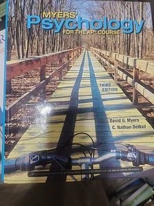 Myers’ Psychology For AP 3rd Edition Free Fast !Shipping - Picture 1 of 1