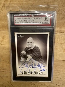 2015 Leaf Legends Jennie Finch Auto #JF1 Auto  - Zdjęcie 1 z 2