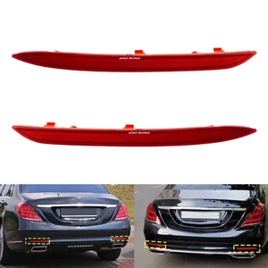 Rot Rückstrahler LINKS / RECHTS Reflektor für 13-17 Mercedes-Benz S-Klasse W222 - Bild 1 von 14