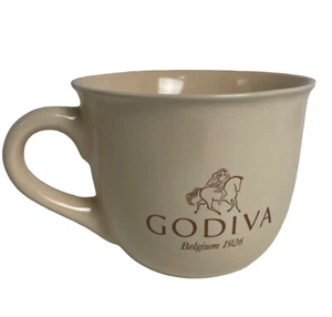 Godiva Chocolate Coffee Mug Belgium 1926 Oversize Soup Bowl - Picture 1 of 7