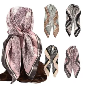 4PCS Silk Head Scarves Large Satin Scarf for Women Hair & Neck Wrap - Picture 1 of 7