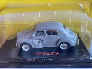 ATLAS - RENAULT 4CV PTT 1946 - COLLECTION MUSEE DE LA POSTE au 1/43° - Imagen 1 de 1