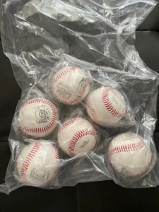 Official League Mark 1 Official League Baseballs Leather 6 Pack - Picture 1 of 4