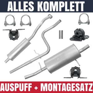 Auspuff Schalldämpfer für Citroen C3 Pluriel 1.4i Schrägheck Kabrio - Bild 1 von 4