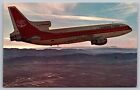 Pocztówka Lockheed Tri-Star L-1011 szerokokadłubowy samolot odrzutowy VTG ok. 1960 C18