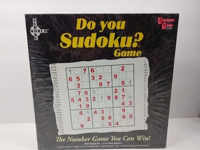 Do You Sudoku? Number Puzzle Game University Games New Factory Sealed - Image 1 of 4