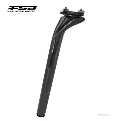 NEW FSA K-FORCE LIGHT UD Carbon Seatpost 0 mm Setback : 31.6 x 350 mm - Image 1 of 2