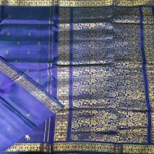 Namaste Vintage 100%Pure Silk Saree Zari Woven Floral Design Premium Sari Fabric