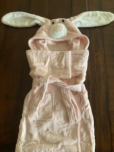 Restoration Hardware Baby and Child Pink Soft Bath Rob 4T 5T New - Picture 1 of 11