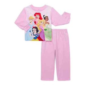 Licensed Girls and Boys Long Sleeve Top and Pants Pajama Set, 2-Piece - Picture 1 of 110
