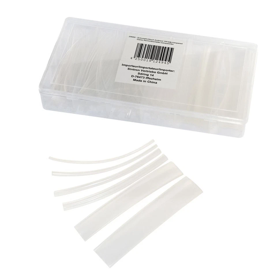Schrumpfschlauch Schrumpfen Sortiment 100 Stã¼ck transparent