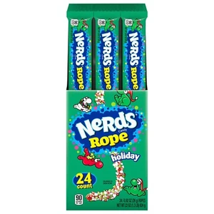 Nerds Candy Rope Holiday Edition 26g x 24 Pack - Picture 1 of 3