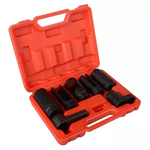 7Pcs Oxygen Sensor Remover Set, 3/8" & 1/2" Drive Socket Set for Vehicle Repair - Picture 1 of 5